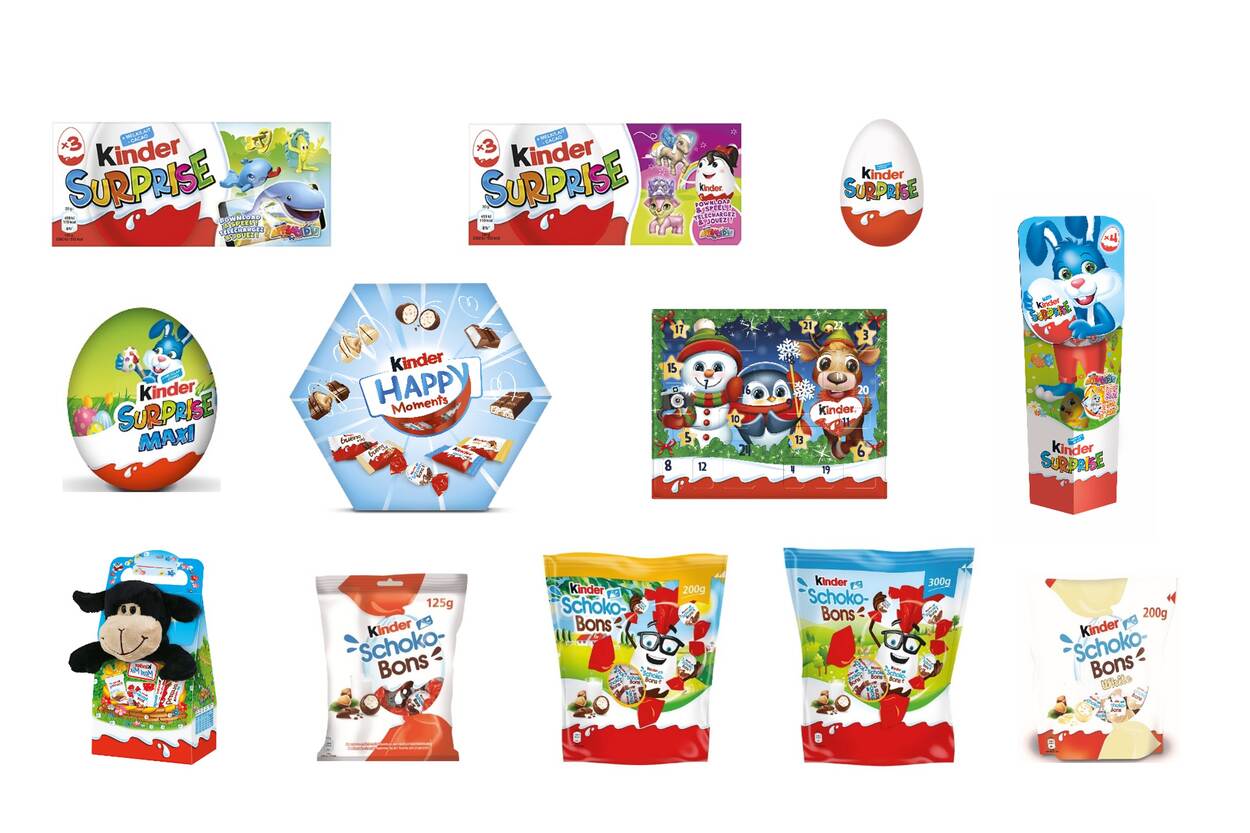 Update veiligheidswaarschuwing enkele producten van Ferrero