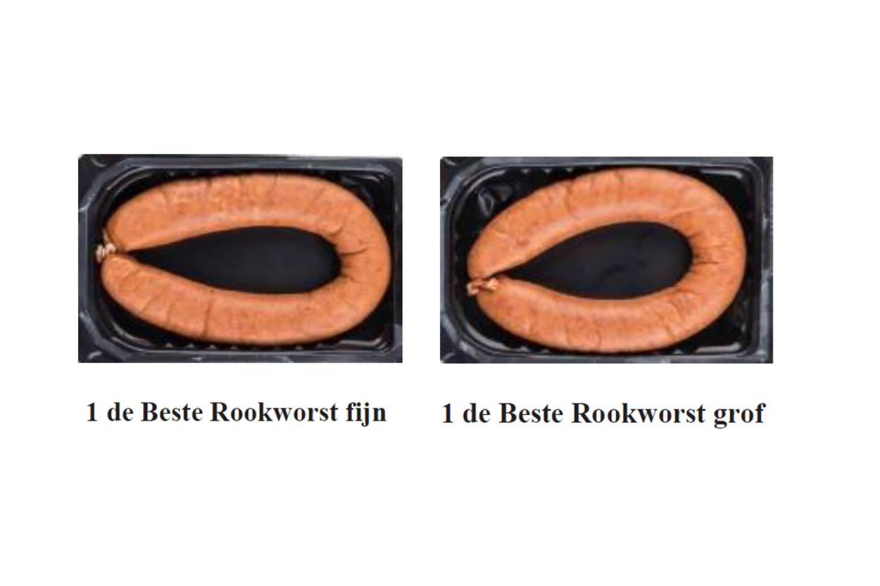 Veiligheidswaarschuwing 1 de Beste Rookworst fijn en 1 de Beste Rookworst grof van Dirk