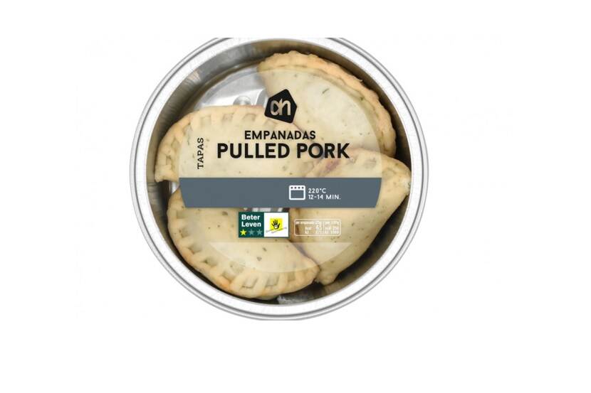 Veiligheidswaarschuwing AH Empanadas pulled pork (melk-, lactose en/of ei-allergie)