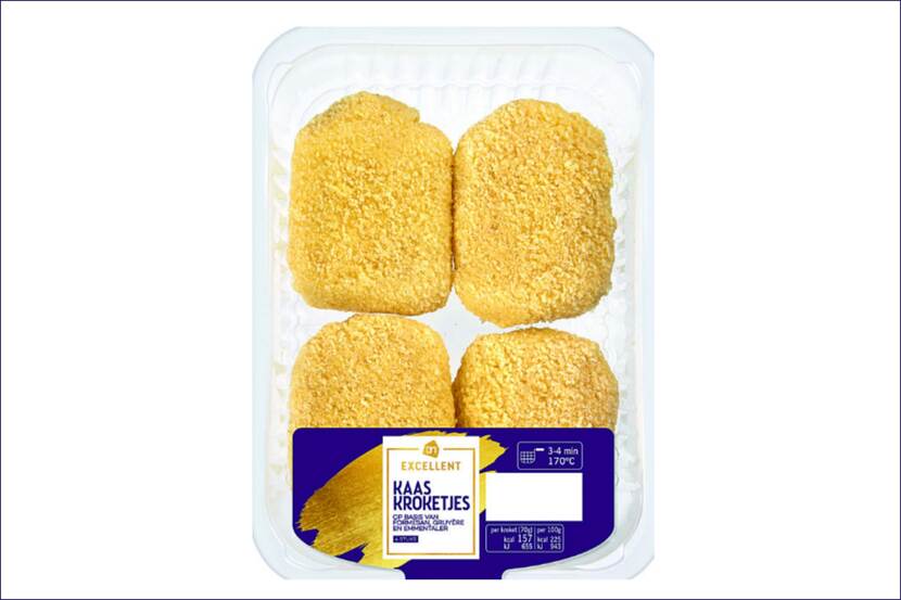 Veiligheidswaarschuwing AH Excellent kaaskroketjes van Albert Heijn (garnaal-, kreeft-, vis- en/of selderij-allergie)