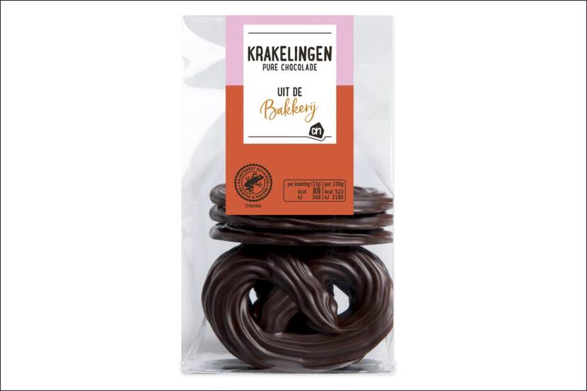 Veiligheidswaarschuwing AH Krakelingen puur van Albert Heijn (lactose- en notenallergie)