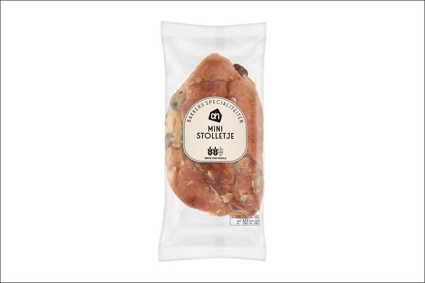 Veiligheidswaarschuwing AH Mini Stolletje 100 gram
