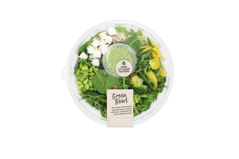 Veiligheidswaarschuwing AH Saladbowl green bowl (sesam allergie)