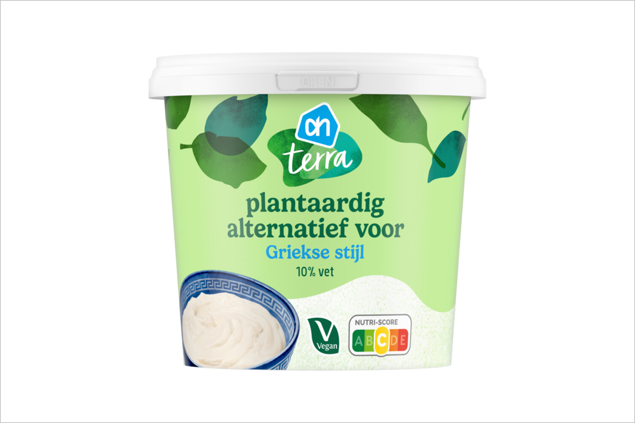 Veiligheidswaarschuwing AH Terra Plantaardig alternatief voor Griekse Stijl 1 kg (amandelallergie)