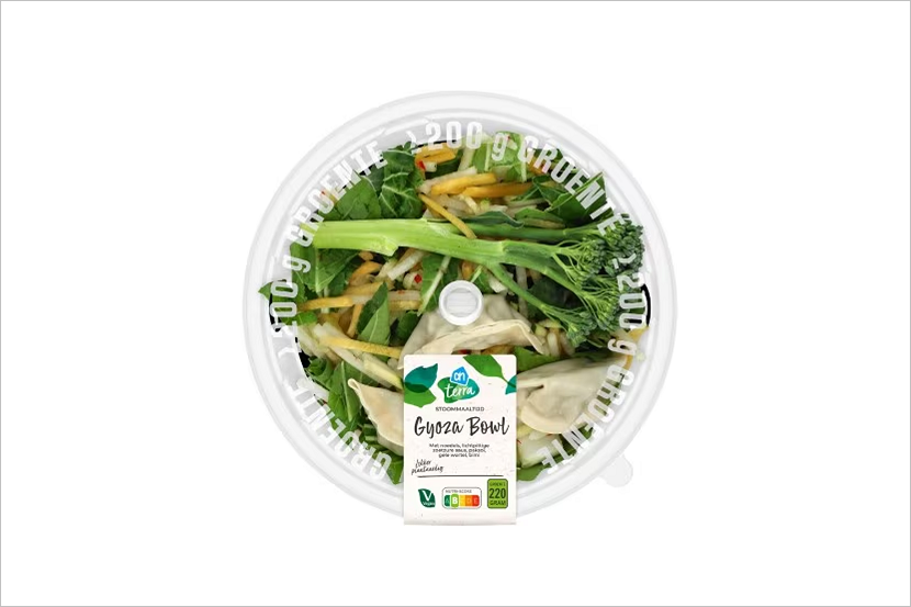 Veiligheidswaarschuwing AH Terra Plantaardig stoommaaltijd gyoza bowl (schaaldieren-, weekdieren- en ei-allergie)