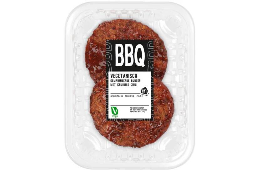 Veiligheidswaarschuwing AH Vegetarische burger gemarineerd (ei-allergie)