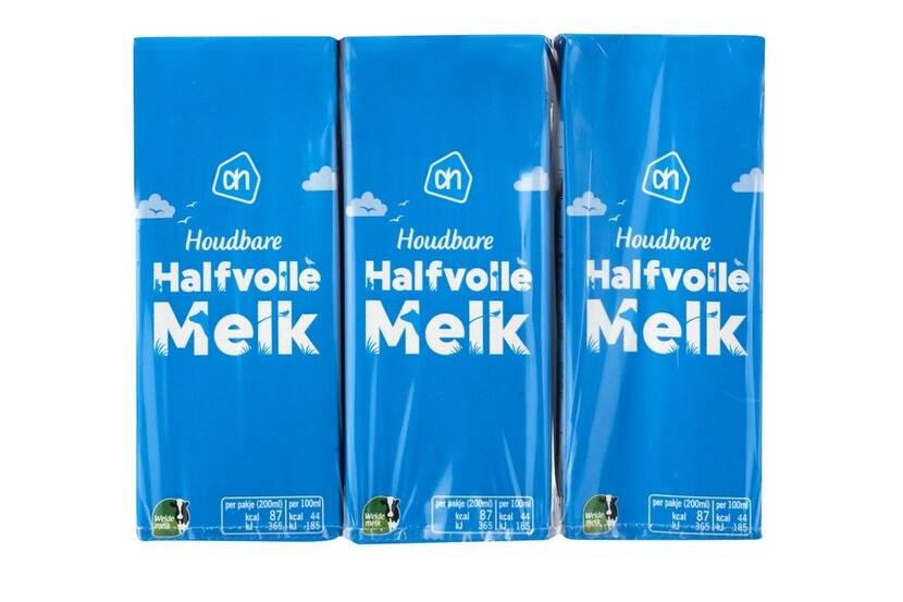 Veiligheidswaarschuwing AH houdbare halfvolle melk 6x200 ml