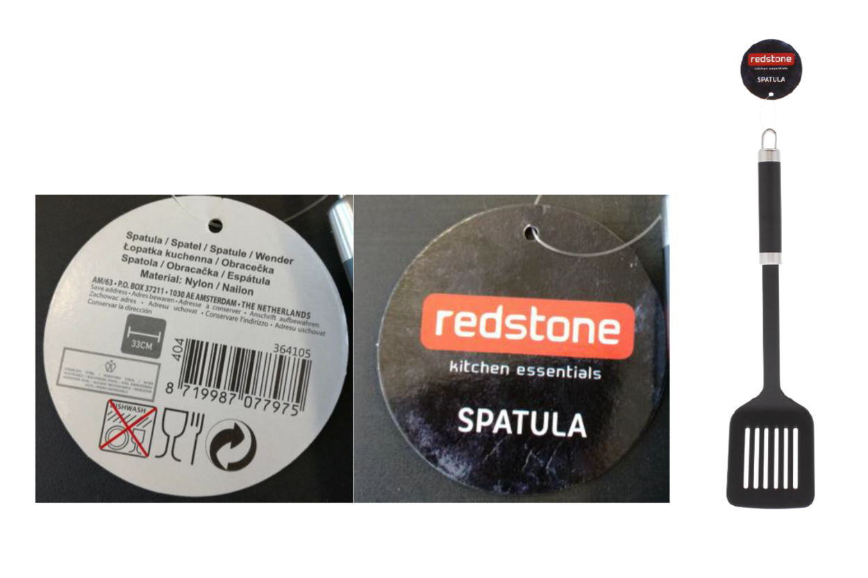 Veiligheidswaarschuwing Action Redstone nylon bakspatel ‘SPATULA’ (33cm)