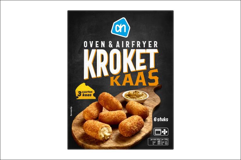 Veiligheidswaarschuwing Albert Heijn Oven & Airfryer Kaaskroket (schaaldierenallergie)