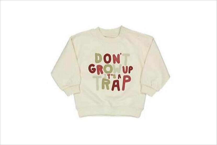 Veiligheidswaarschuwing Baby sweater van Zeeman