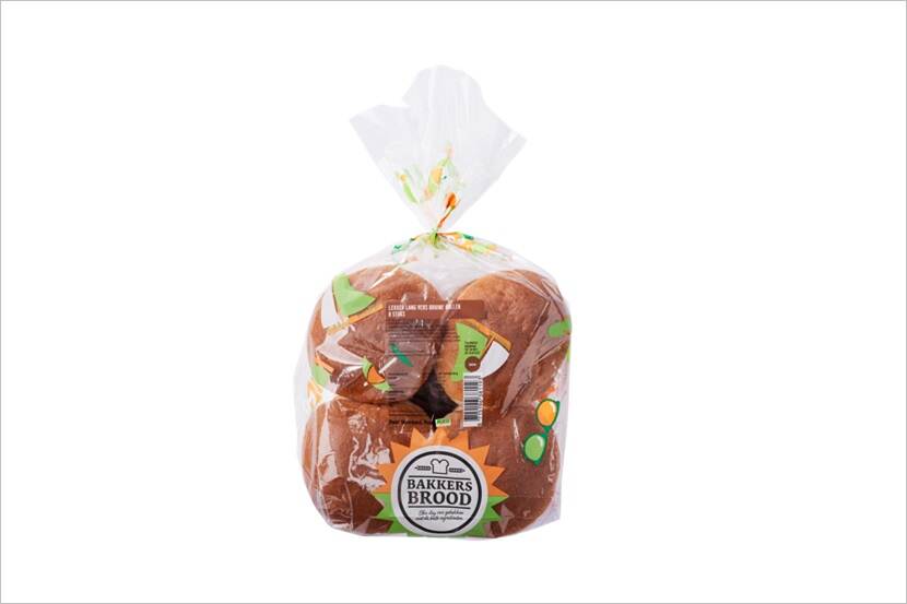 Veiligheidswaarschuwing Bakkers Brood Bruine bollen lang lekker vers 8 stuks (melkallergie)