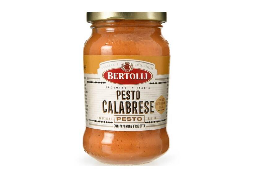 Veiligheidswaarschuwing Bertolli Pesto Calabrese 185 gram (mosterdallergie)
