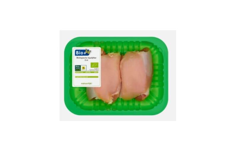 Veiligheidswaarschuwing Bio+ kipdijfilet 220 gram