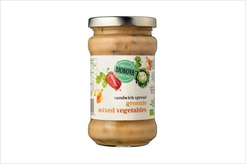 Veiligheidswaarschuwing Bionova sandwichspread groentemix
