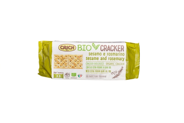 Veiligheidswaarschuwing Crich crackers sesam rozemarijn