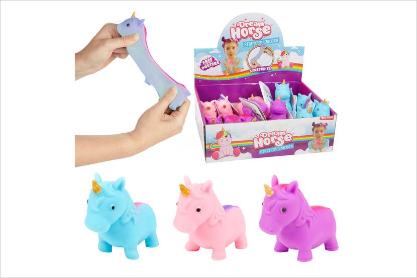 Veiligheidswaarschuwing DREAM HORSE Kneedeenhoorn -rekbaar van Toi-Toys