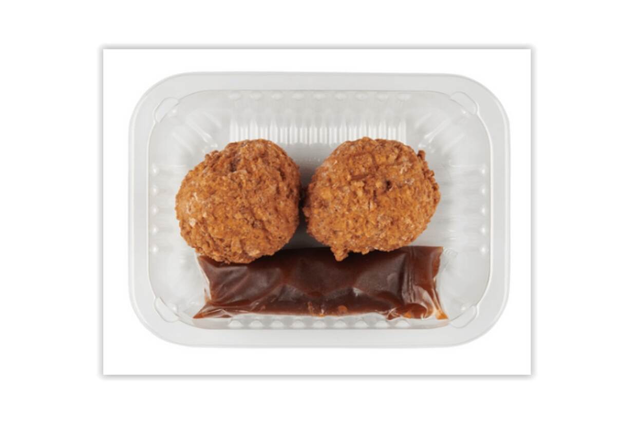 Veiligheidswaarschuwing DekaVers gebraden gehaktbal met jus van DekaMarkt met mogelijk verkeerde saus (Soja- en Tarwe-allergie)