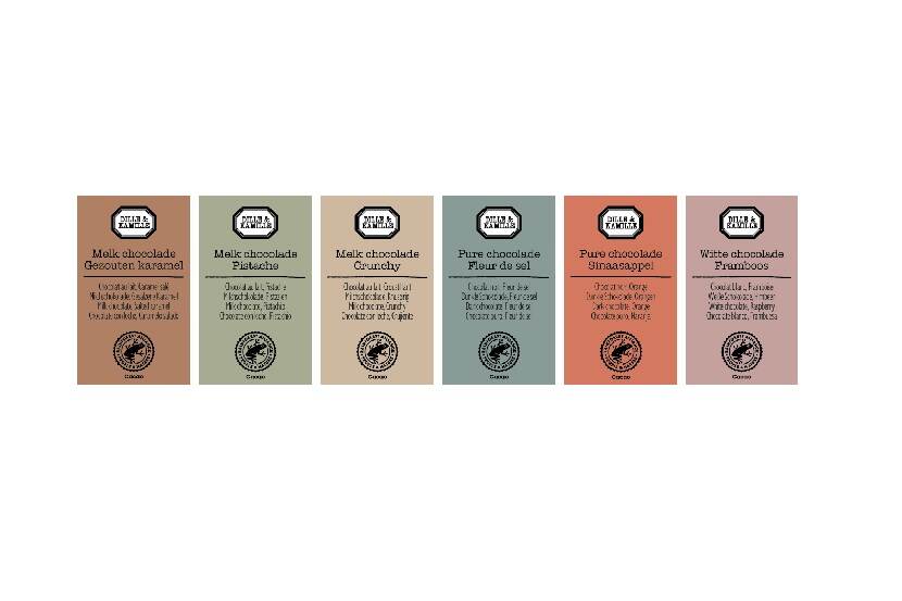 Veiligheidswaarschuwing Dille & Kamille chocolade mini assorti per stuk 9 gram (melk-, noten-, soja-, tarwe- en gerstallergie)
