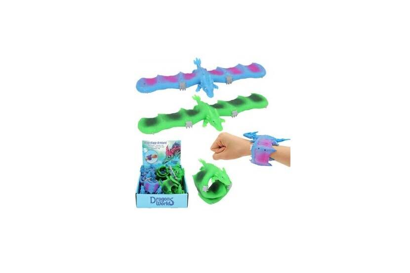 Veiligheidswaarschuwing Dino World Klipp-Klapp armband van Depesche
