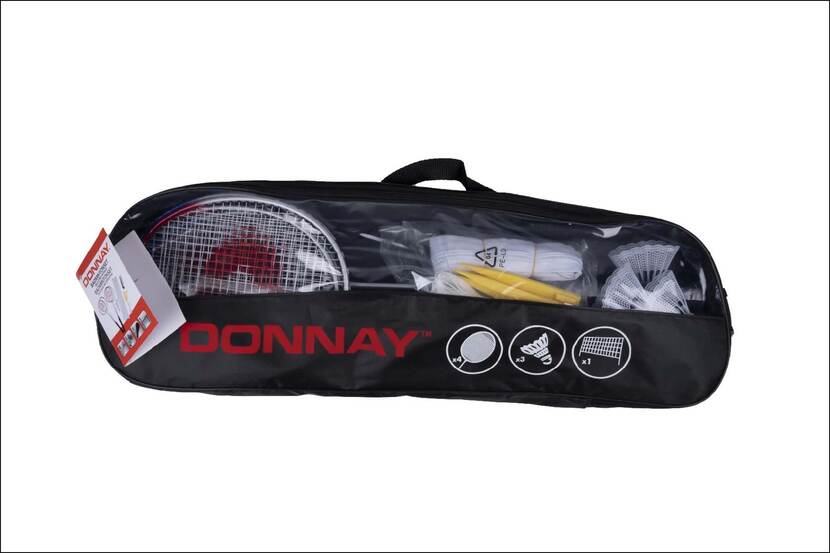 Veiligheidswaarschuwing Donnay Badminton set incl. net 9 delen van A.I.&E. Eindhoven