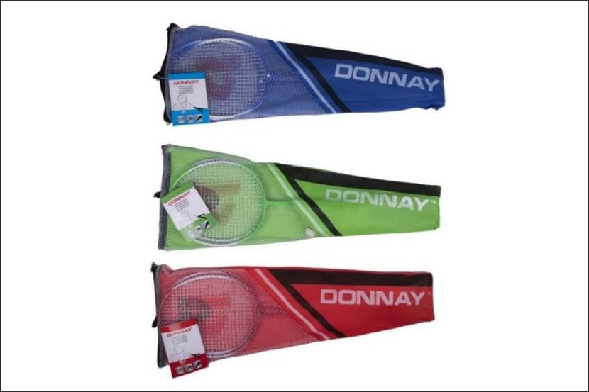 Veiligheidswaarschuwing Donnay Badminton set van A.I.&E. Eindhoven