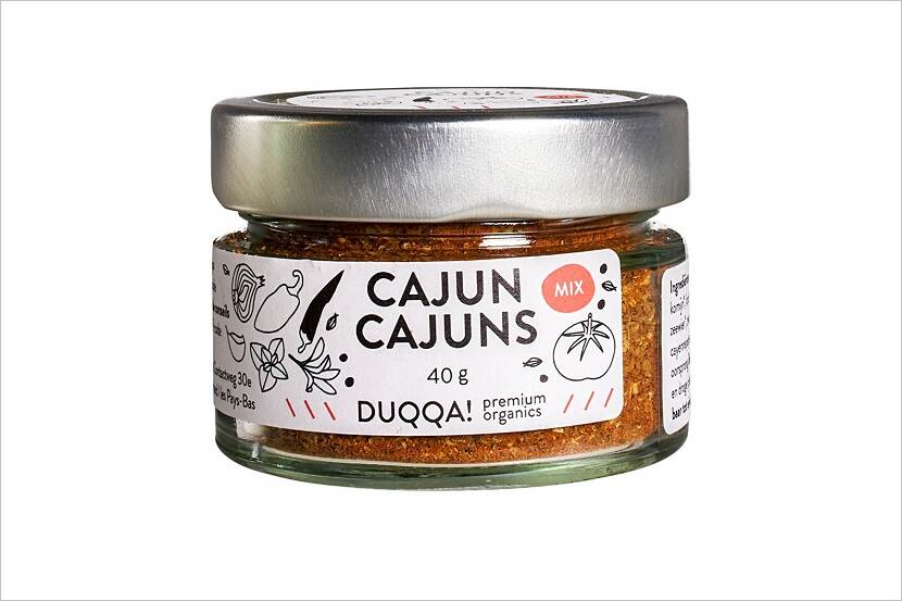 Veiligheidswaarschuwing Duqqa! Cajun kruidenmix 40 gram