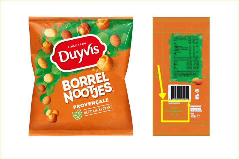 Veiligheidswaarschuwing Duyvis Borrelnoten Provençale 125g en Duyvis Borrelnoten Provençale 1000g van Duyvis (amandelen- en cashewnotenallergie)