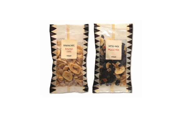 Veiligheidswaarschuwing Flying Tiger Bananen chips en Muesli mix