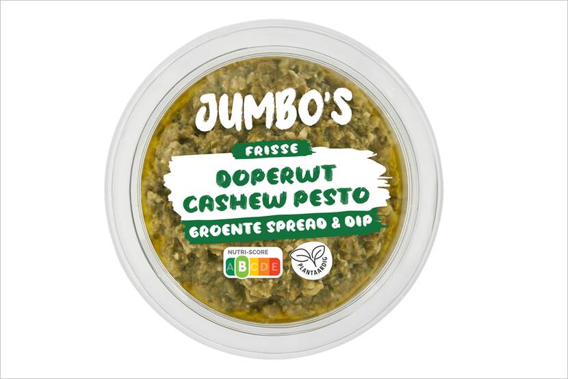 Veiligheidswaarschuwing Groentespread doperwt cashew pesto van Jumbo (melkallergie)