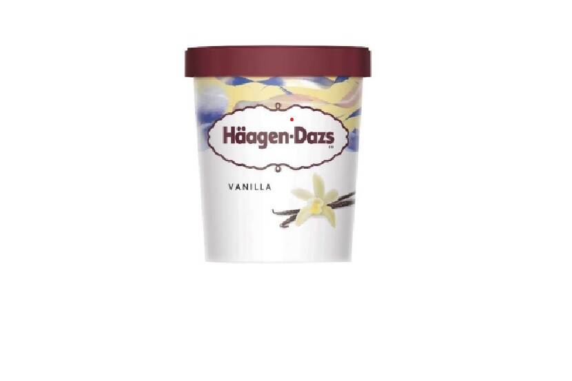 Veiligheidswaarschuwing Häagen-Dazs Vanilla ijs 460ml