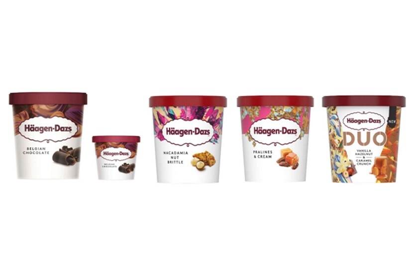 Veiligheidswaarschuwing Häagen-Dazs ijs