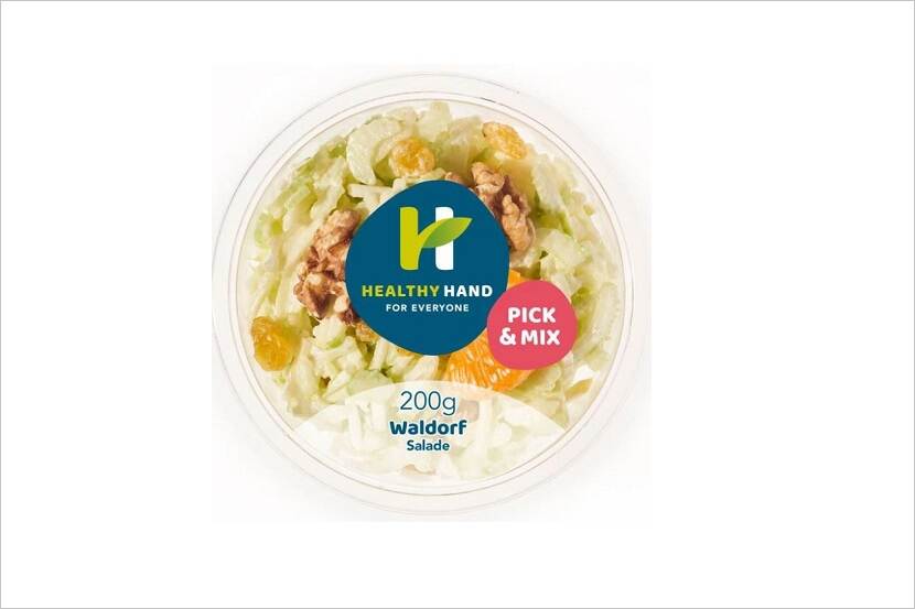 Veiligheidswaarschuwing Healthy Hand Waldorfsalade 200 gram Vomar (mosterd- en/of ei-allergie)