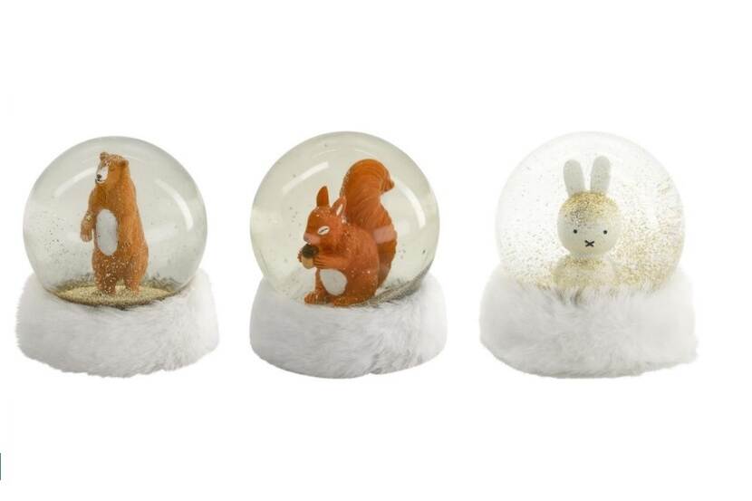 Veiligheidswaarschuwing Hema glazen sneeuwbollen 10 centimeter