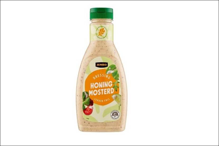Veiligheidswaarschuwing Honing Mosterd dressing van Jumbo (mosterd- en ei-allergie)