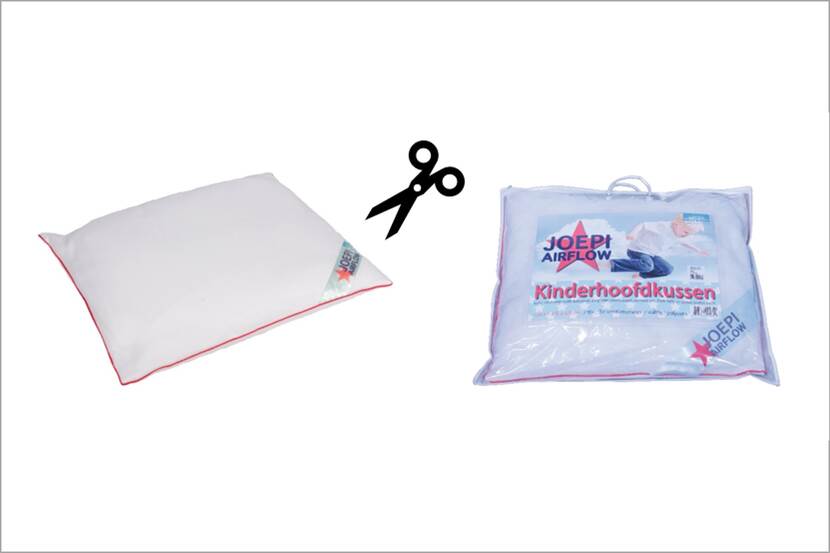 Veiligheidswaarschuwing Joepie airflow kussen 65x55 cm