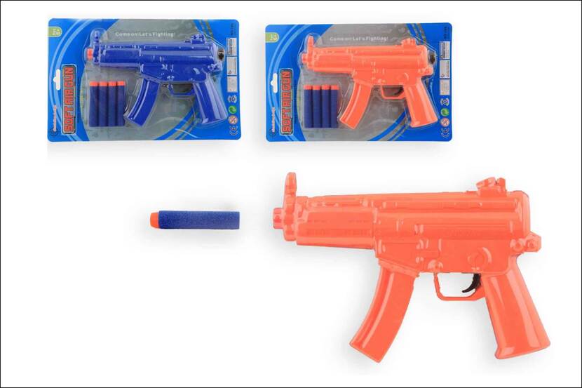Veiligheidswaarschuwing Jono Toys geweer soft gun