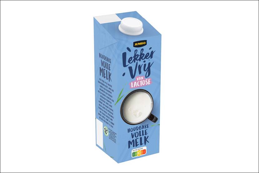 Veiligheidswaarschuwing Jumbo Lekkervrij van Lactose Houdbare Volle Melk 1 liter van Jumbo Supermarkten (lactose-allergie of lactose-intolerantie)