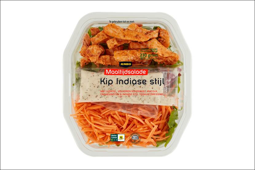Veiligheidswaarschuwing Jumbo Maaltijdsalade Indiase Stijl van Jumbo (walnoten- of amandelenallergie)