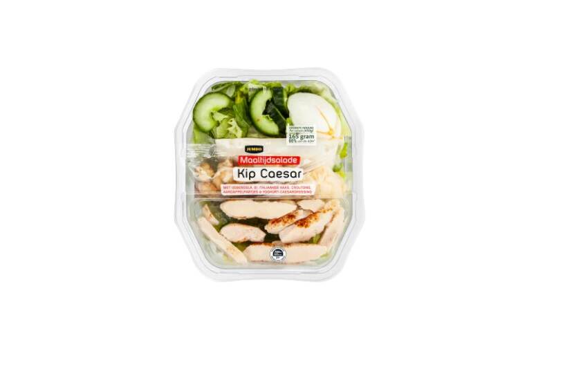 Veiligheidswaarschuwing Jumbo Maaltijdsalade Kip Caesar (visallergie)