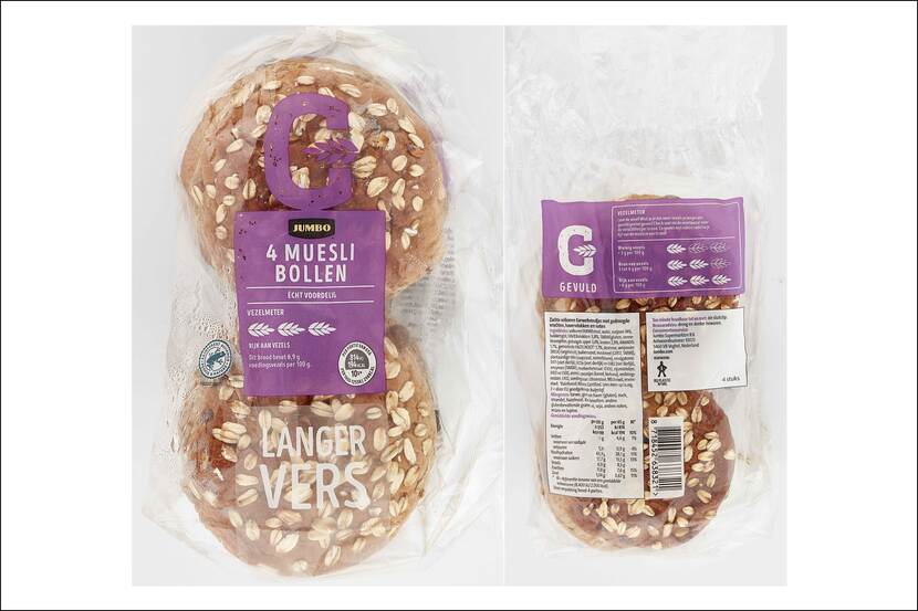 Veiligheidswaarschuwing Jumbo Mueslibollen 4 stuks (melk- en rogge-allergie)