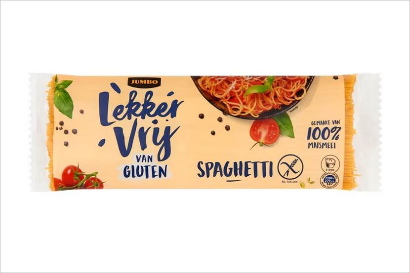 Veiligheidswaarschuwing Jumbo glutenvrije spaghetti (glutenallergie of glutenintolerantie)