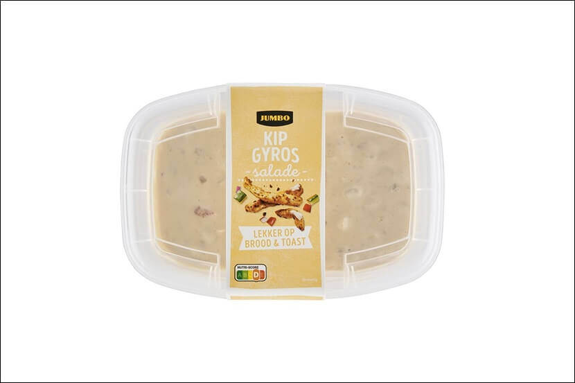 Veiligheidswaarschuwing Jumbo kip gyros salade, komkommersalade en selleriesalade van Jumbo Supermarkten