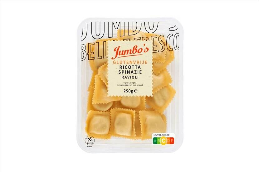 Veiligheidswaarschuwing Jumbo’s Glutenvrije ricotta spinazie ravioli (glutenallergie)
