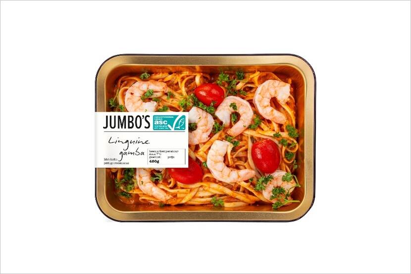 Veiligheidswaarschuwing Jumbo’s Linguine met Gamba’s