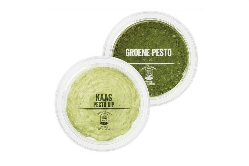 Veiligheidswaarschuwing Kaas Pesto Dip en Groene Pesto 110-120 gram van 1Bite Foods