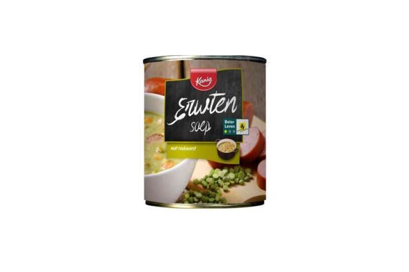 Veiligheidswaarschuwing Kania erwtensoep 800 ml Lidl