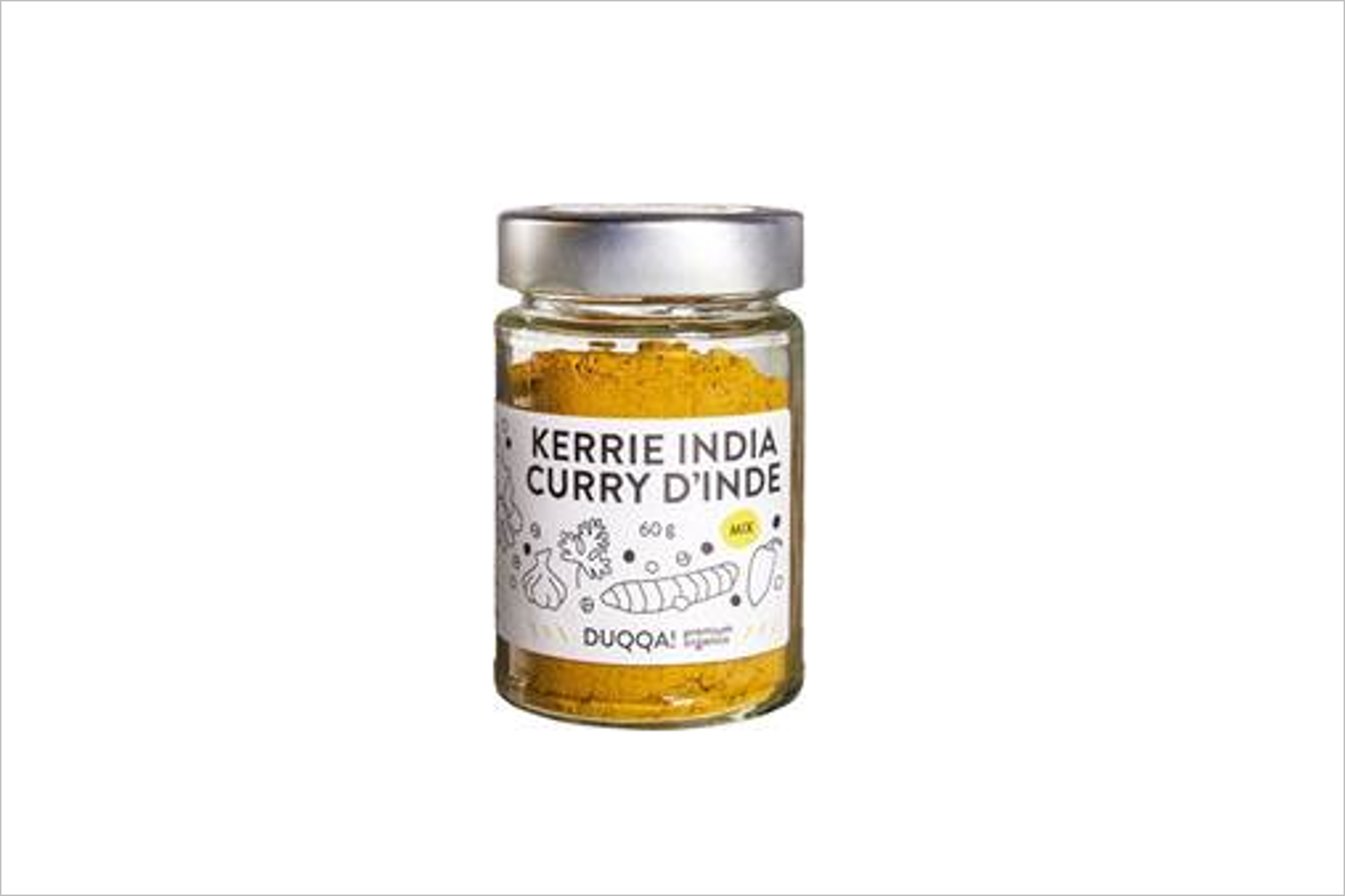 Veiligheidswaarschuwing Kerrie India kruidenmix 60 gram van Duqqa!
