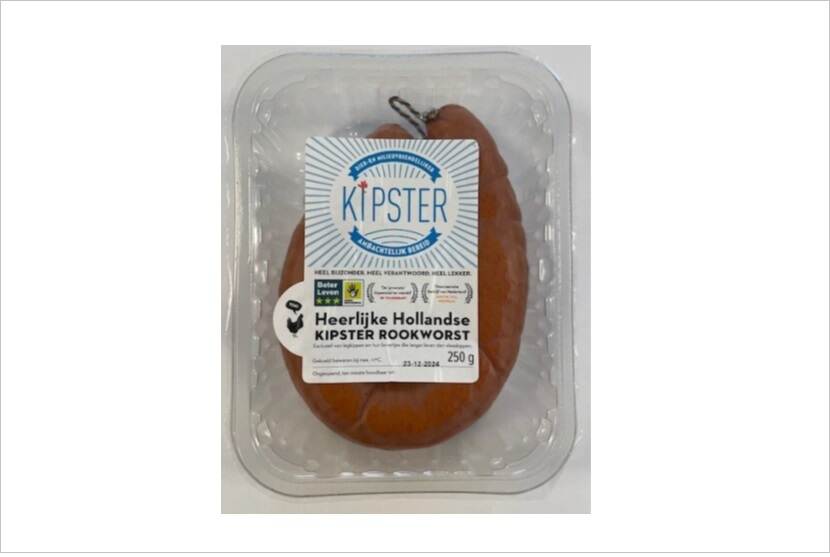 Veiligheidswaarschuwing Kipster rookworst van Lidl
