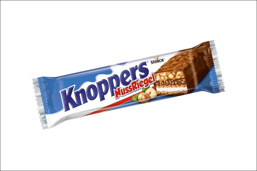Veiligheidswaarschuwing Knoppers NussRiegel (Knoppers NutBar) 40 gram (melk-, noten-, pinda-, soja-, ei- en tarwe-allergie)