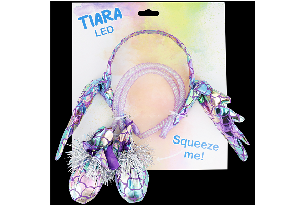 Veiligheidswaarschuwing LED Tiara Mermaid Action